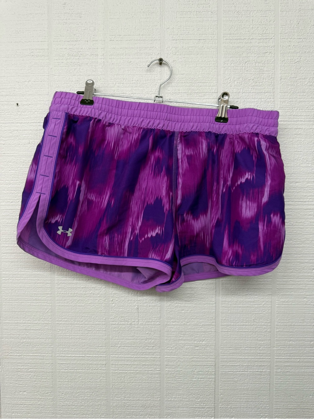 Under Armour Women's Purple Patterned Athletic Shorts